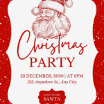 Free And Customizable Secret Santa Templates Inside Christmas Secret Santa Invitation Template Free