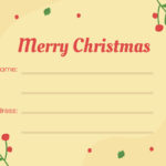 Free Blank Christmas Address Label Template To Edit Online Throughout Christmas Mailing Label Template
