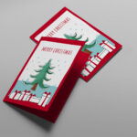 Free Christmas Card Templates For Photoshop & Illustrator   Brandpacks For Christmas Photo Card Template Photoshop Free