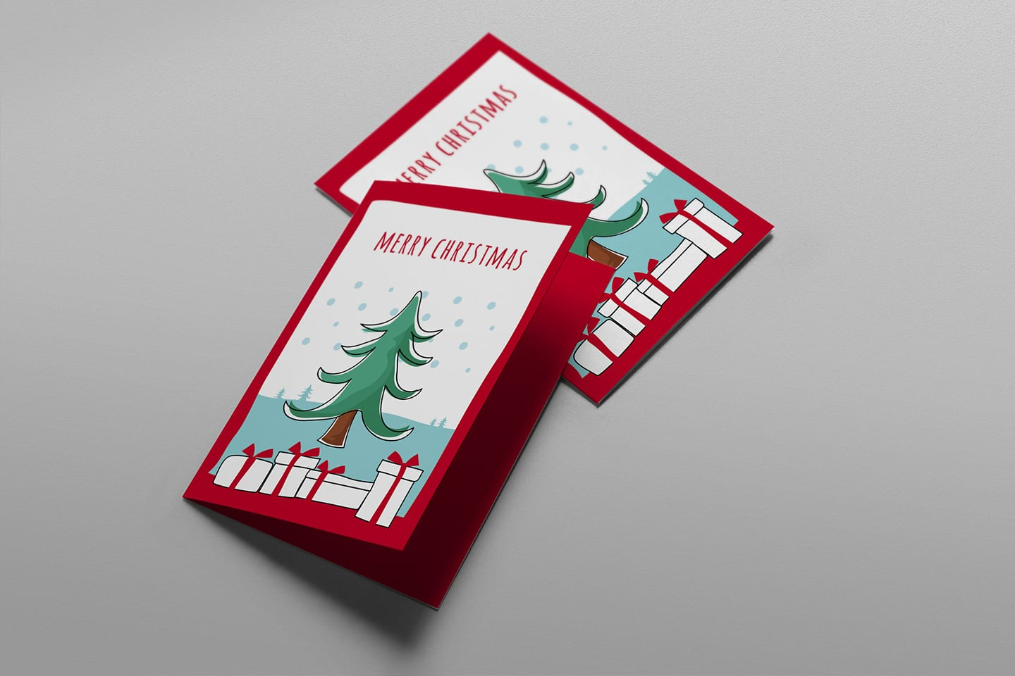 Free Christmas Card Templates For Photoshop &amp;amp; Illustrator - Brandpacks for Christmas Photo Card Template Photoshop Free