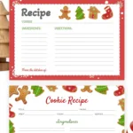 Free Christmas Cookie Recipe Template In Google Slides And In Christmas Recipe Template Free