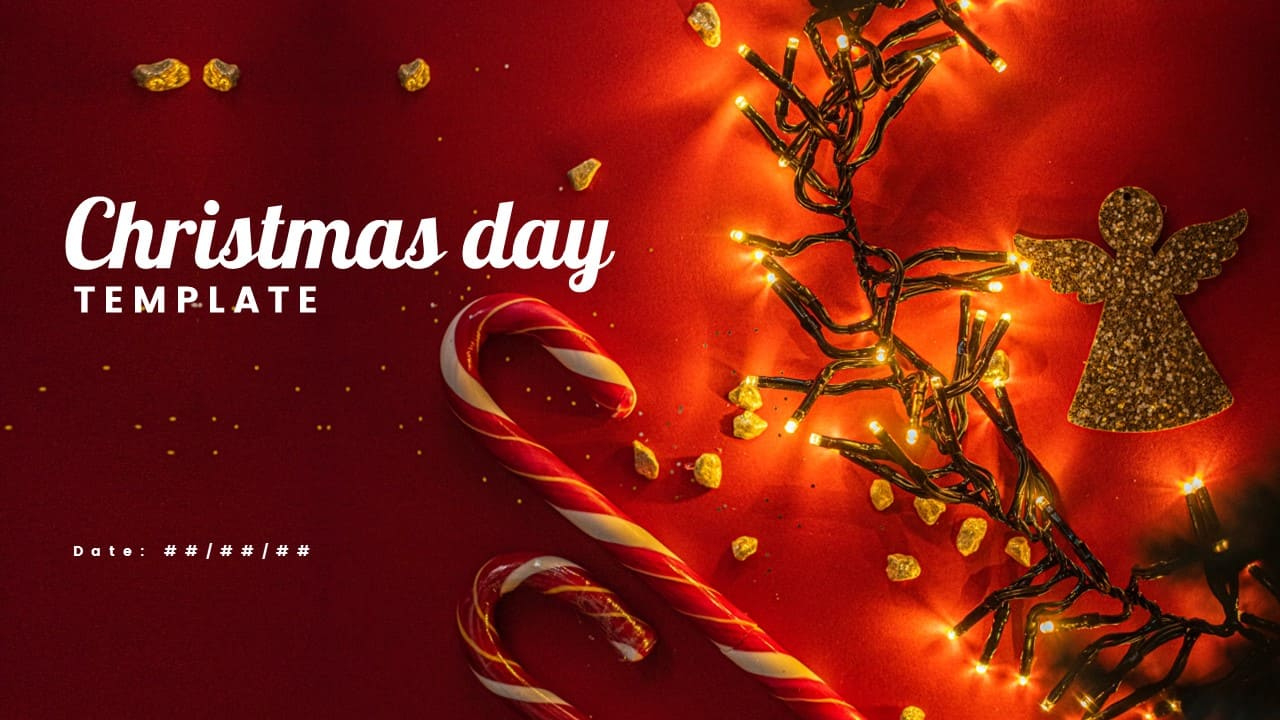 Free Christmas Day Template - Keynote - Ppt &amp;amp; Google Slides Download with Christmas Themed Keynote Template