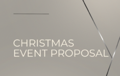 Free Christmas Event Proposal Template To Edit Online throughout Christmas Party Proposal Template
