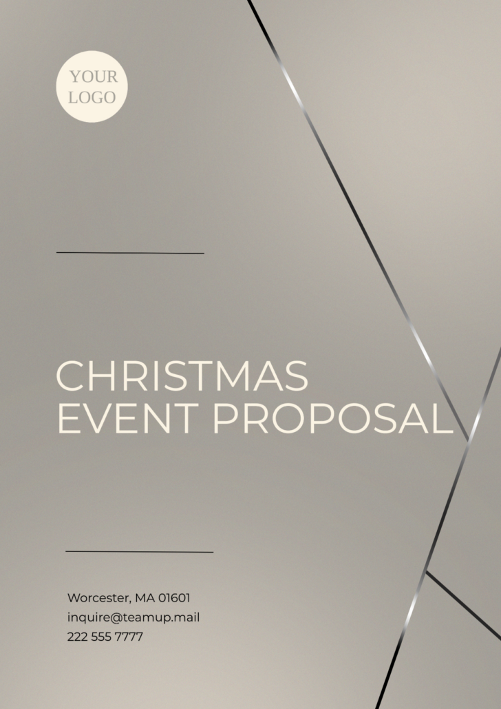 Christmas Party Proposal Template