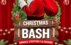 Free Christmas Flyer Template ― Canva :: Behance in Christmas Leaflet Template Free