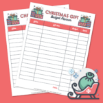 Free Christmas Gift Budget Planner Pdf Crafts Mad In Crafts Throughout Christmas Shopping Budget Template
