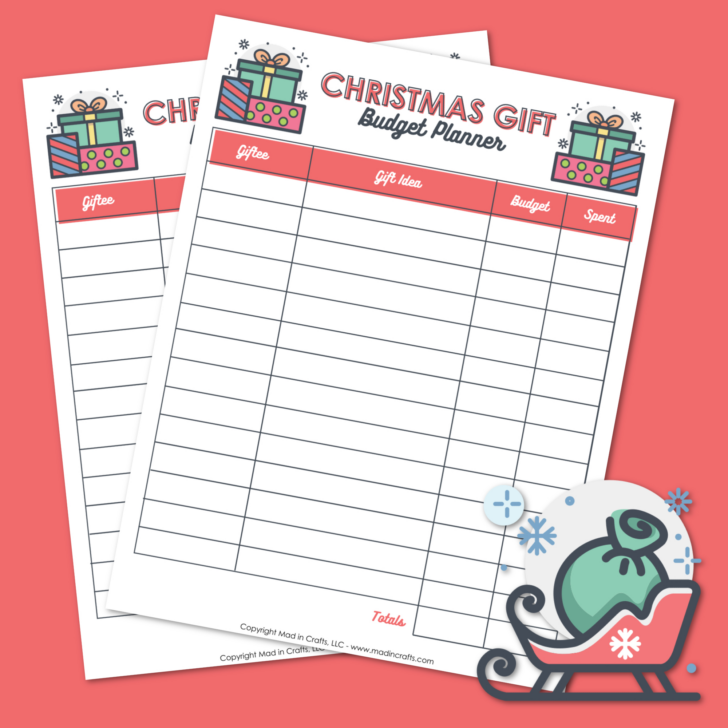 Christmas Shopping Budget Template Christmas Shopping Budget Template
