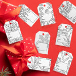 Free Christmas Gift Tags   Sarah Renae Clark   Coloring Book With Regard To Christmas Tags Free Template