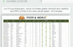 Free Christmas Holiday Budget Spreadsheet Template In Google with Christmas Spreadsheet Template Free