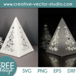 Free Christmas Lantern Svg | Creative Vector Studio In Christmas Paper Lantern Template