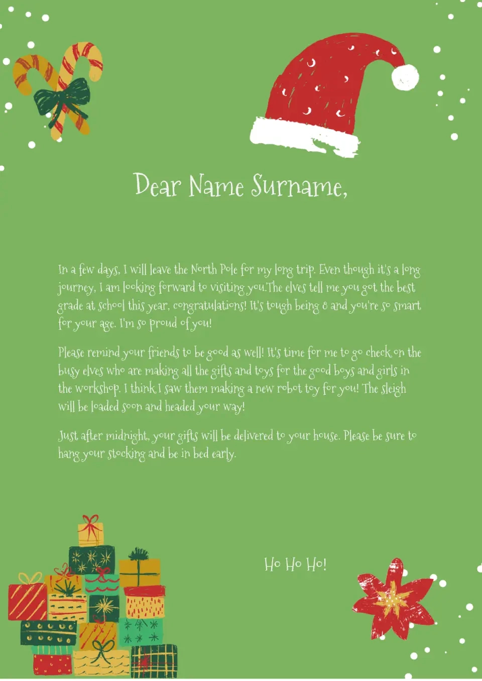 Free Christmas Letter Template For Google Docs with regard to Christmas Letter Template Doc