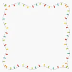 Free Christmas Lights Border Clipart Template To Edit Online Pertaining To Christmas Lights Border Template