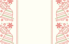 Free Christmas Menu Templates, Editable And Printable inside Christmas Menu Template Free