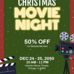 Free Christmas Movie Poster Template To Edit Online For Christmas Movie Poster Template
