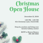 Free Christmas Open House Invitation Template To Edit Online Within Christmas Open House Template Free