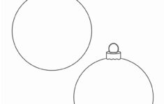 Free Christmas Ornament Template Printables & Outlines – Crazy Laura with regard to Christmas Ornament Template Free