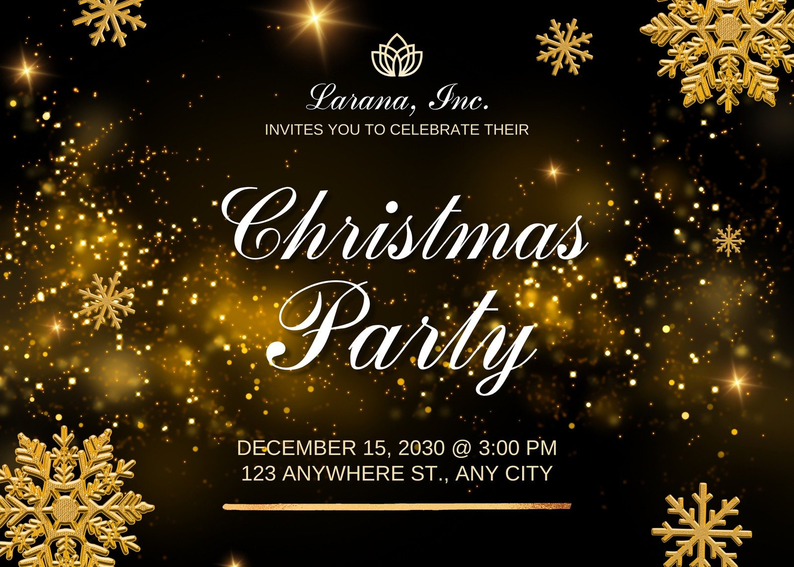Free Christmas Party Virtual Invitation Templates | Canva throughout Christmas Invitation Template