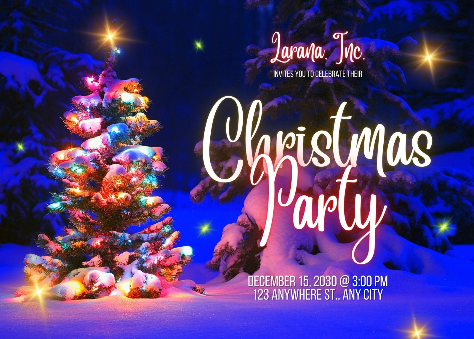 Free Christmas Party Virtual Invitation Templates | Canva with regard to Christmas Party Online Invitation Template