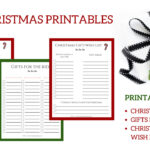 Free Christmas Printables For Organized Gift Giving!   The Sunny For Christmas Present Writing Template