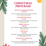 Free Christmas Program Design Template To Edit Online With Christmas Program Layout Template