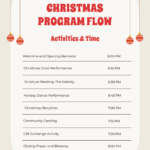 Free Christmas Program Flow Template To Edit Online Within Christmas Party Program Flow Template
