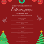 Free Christmas Program Flyer Template To Edit Online Throughout Christmas Program Flyer Template