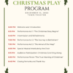 Free Christmas Program Templates, Editable And Printable In Christmas Play Program Template Free