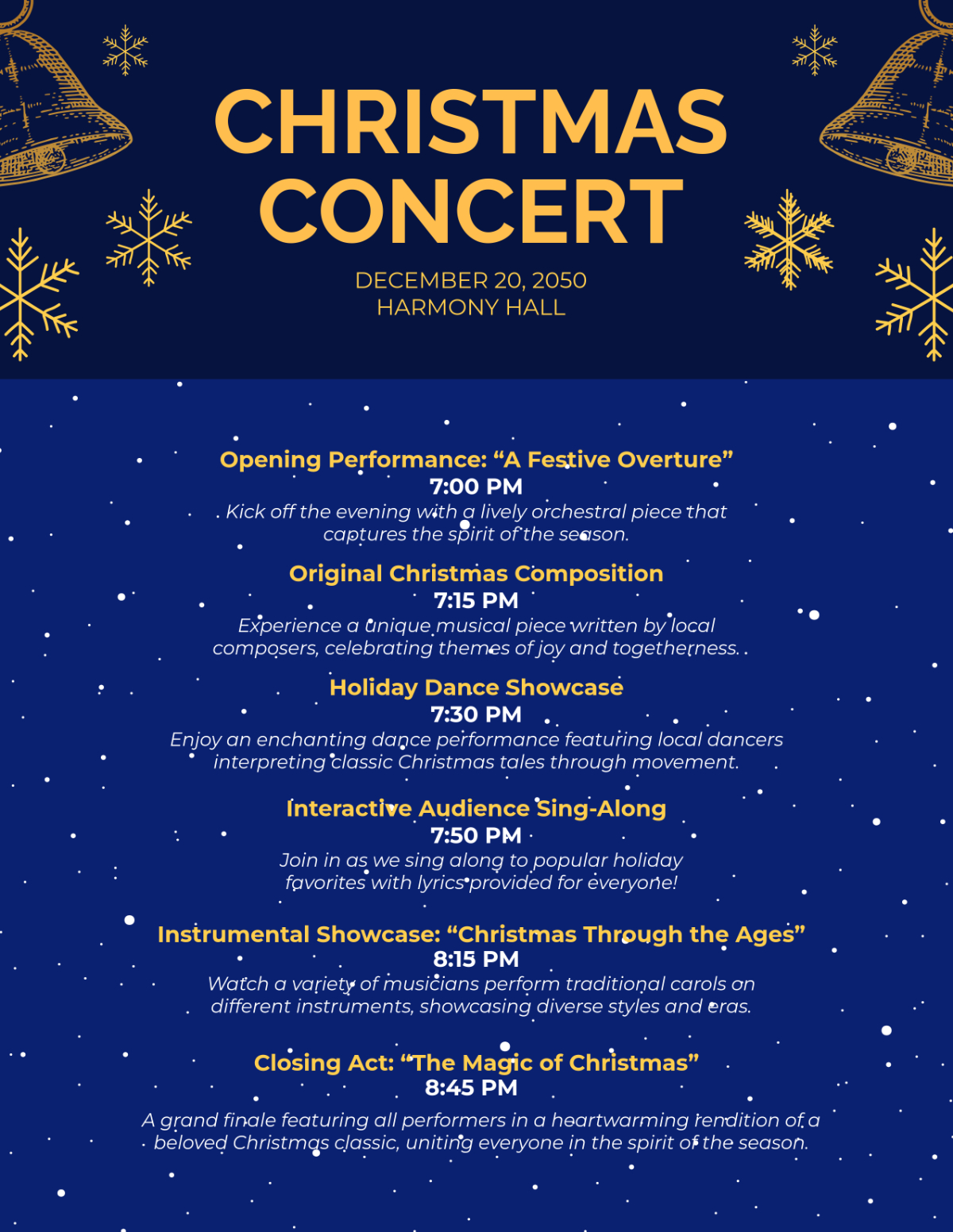 Free Christmas Program Templates, Editable And Printable intended for Christmas Show Program Template