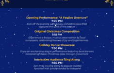 Free Christmas Program Templates, Editable And Printable pertaining to Christmas Musical Program Template