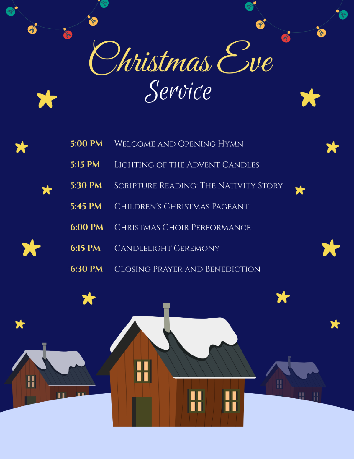 Free Christmas Program Templates, Editable And Printable with regard to Christmas Pageant Program Template