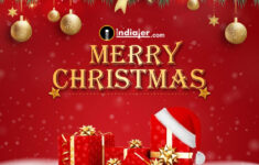 Free Christmas Psd Banner Template Free Download – Indiater throughout Christmas Template Free Download