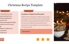 Free Christmas Recipe Template Ppt And Google Slides throughout Christmas Recipe Template Free