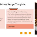 Free Christmas Recipe Template Ppt And Google Slides With Regard To Christmas Recipe Template