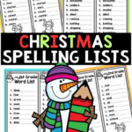 Free Christmas Spelling Lists: Festive Word Work In Christmas Spelling Test Template