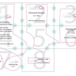 Free Christmas Stocking Sewing Pattern With Toe Patch   Coral + Co. In Christmas Stocking Sewing Template Printable