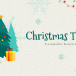 Free Christmas Theme Presentation Template Regarding Christmas Themed Keynote Template