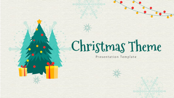 Christmas Themed Keynote Template Christmas Themed Keynote Template