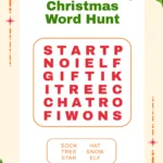 Free Christmas Word Search Worksheet Template To Edit Online Intended For Christmas Search Template