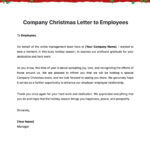 Free Company Christmas Letter To Employees Template To Edit Online Throughout Christmas Letter To Employees Template
