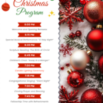 Free Custom Christmas Program Template To Edit Online Regarding Christmas Program Template Free Download