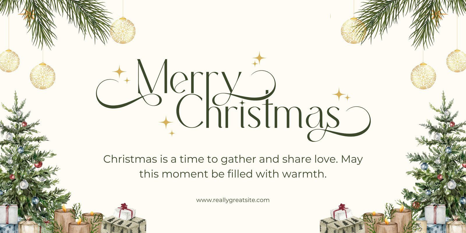 Free Custom Printable Christmas Banner Templates | Canva pertaining to Christmas Signature Email Template Free