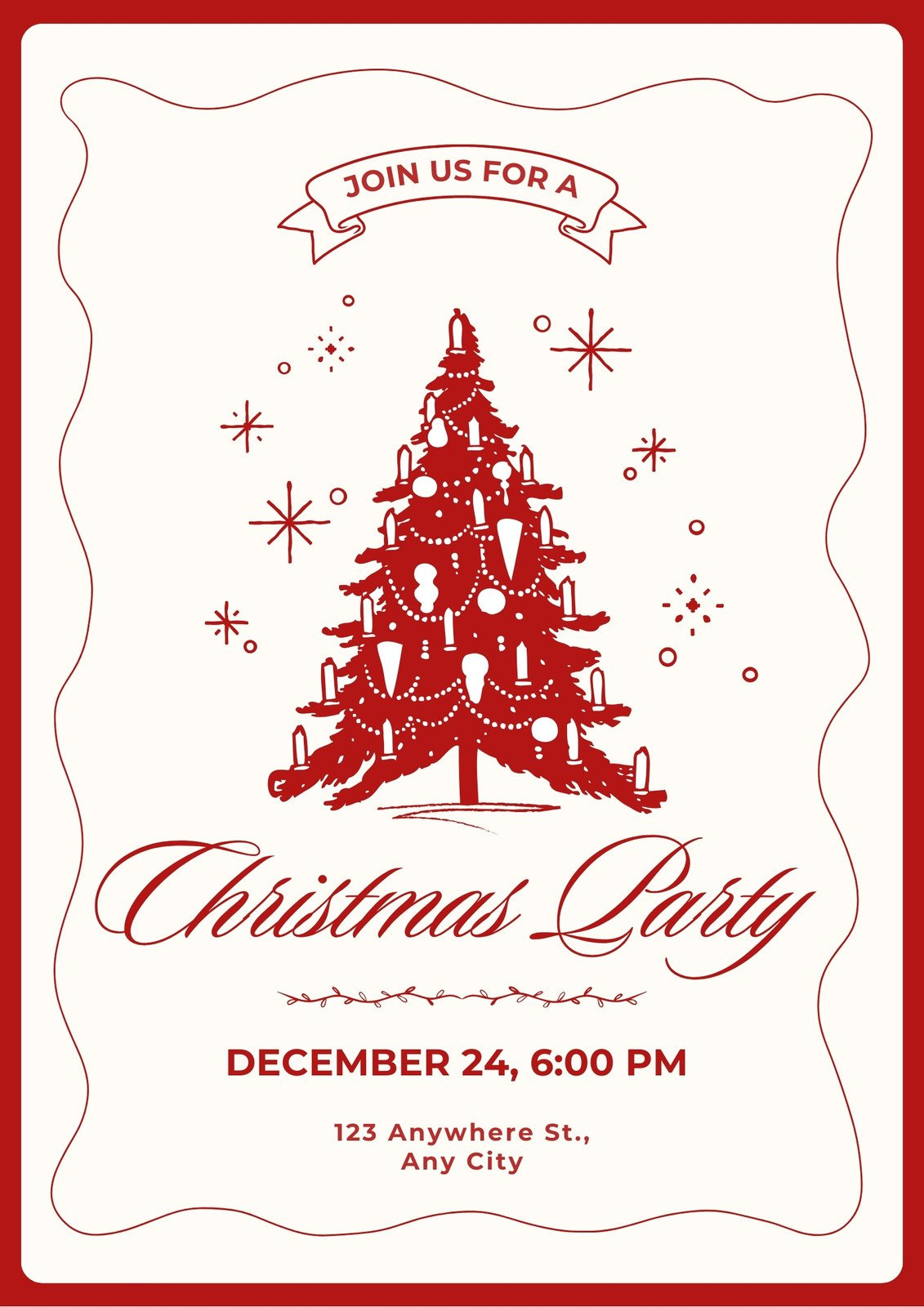 Free Custom Printable Christmas Poster Templates | Canva for Christmas Party Poster Template