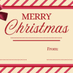 Free Custom Printable Christmas Tag Templates | Canva With Regard To Christmas Label Template