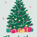 Free Custom Printable Christmas Thank You Card Templates | Canva With Regard To Christmas Thank You Template Free