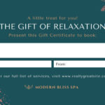 Free Custom Printable Massage Gift Certificate Templates | Canva Intended For Christmas Massage Gift Certificate Template