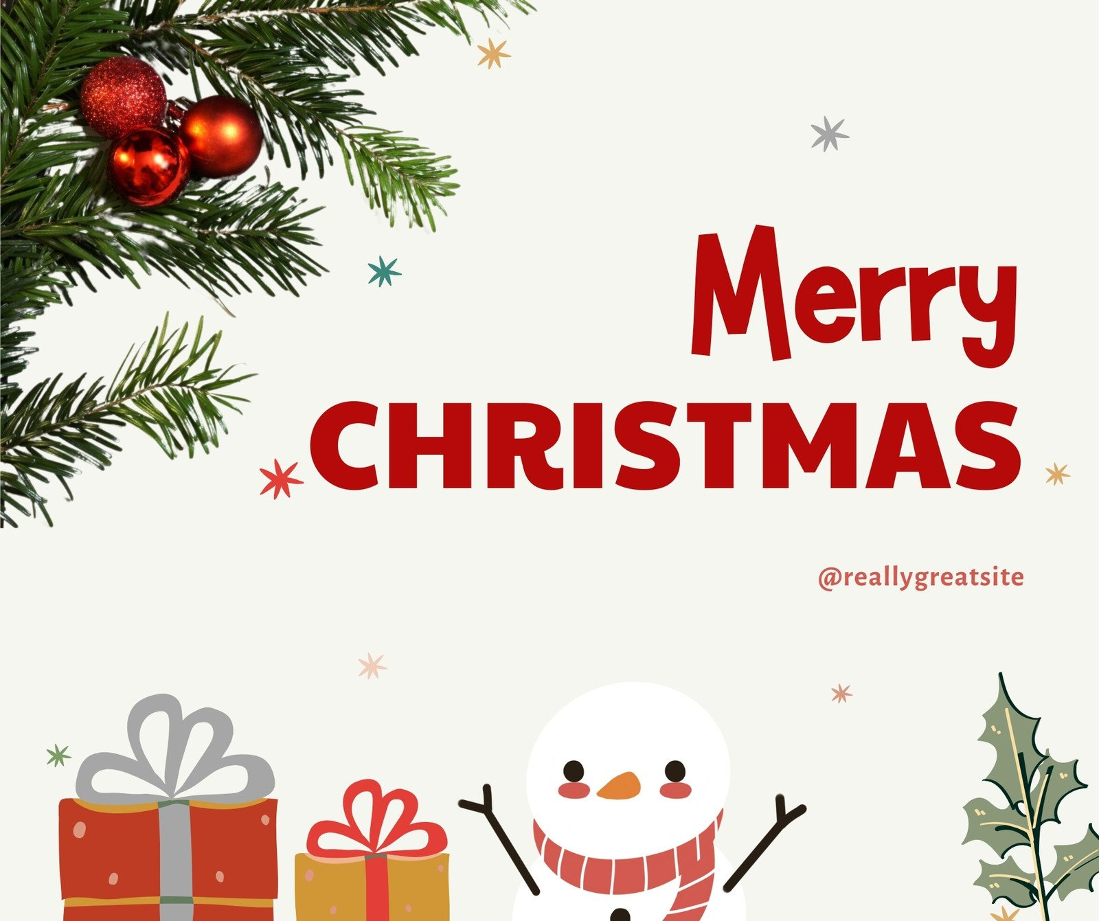 Free Customizable Christmas Facebook Post Templates | Canva for Christmas Template For Facebook