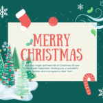 Free Customizable Christmas Facebook Post Templates | Canva Regarding Christmas Template For Facebook