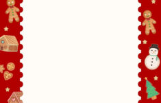 Free Customizable Christmas Page Border Templates | Canva in Christmas Template Border Designs