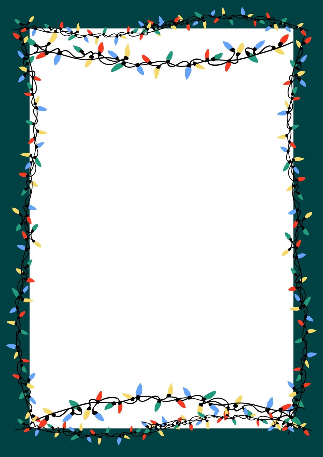 Free Customizable Christmas Page Border Templates | Canva inside Christmas Themed Border Template