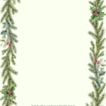 Free Customizable Christmas Page Border Templates | Canva Throughout Christmas Letter Frame Template